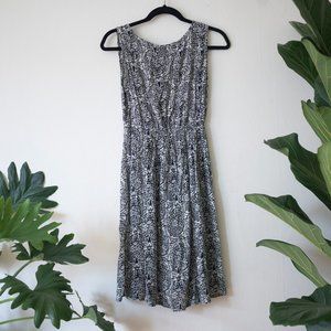 Paisley dress dark cottagecore